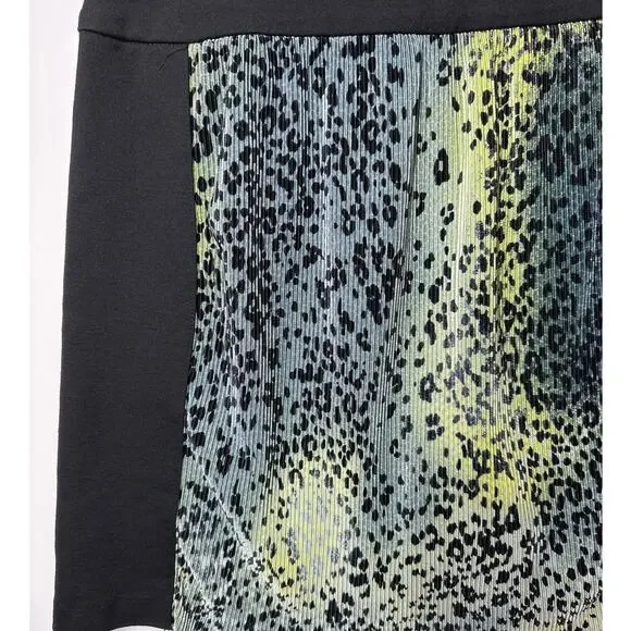 Jamie Sadock Green Leopard Print Crunchy Pull-On Golf Skort Size 10 L77906 - Picture 7 of 12
